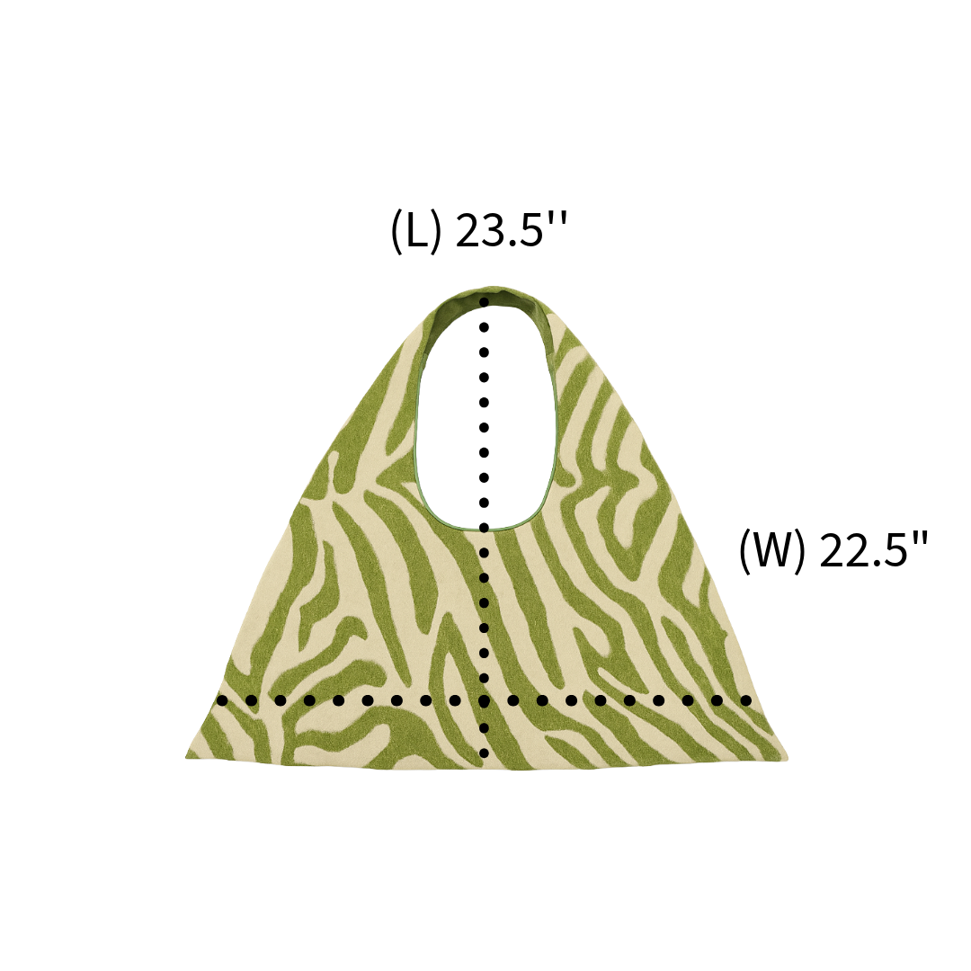 The Statement Bag — Large Upholstery Textile Hobo