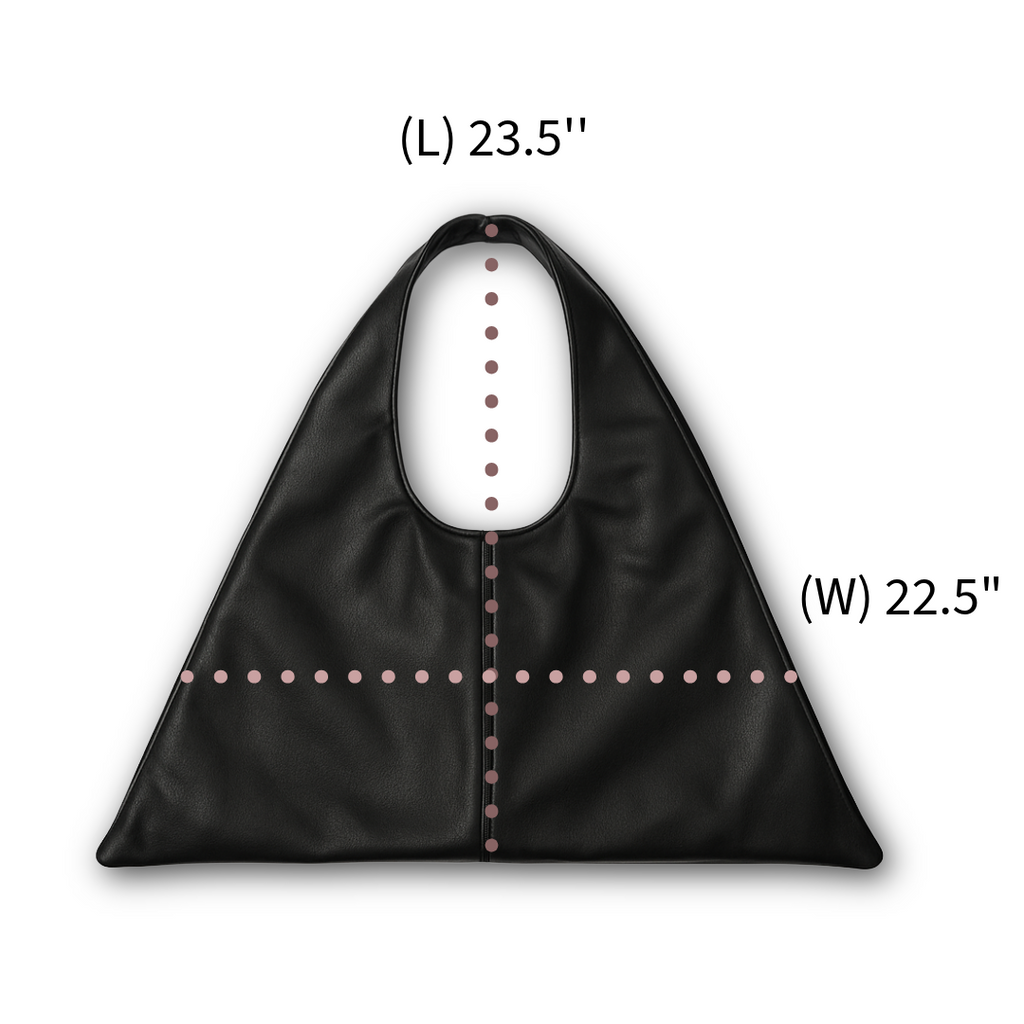 The Minimal Everyday Bag — Soft Large Leather Hobo Bag
