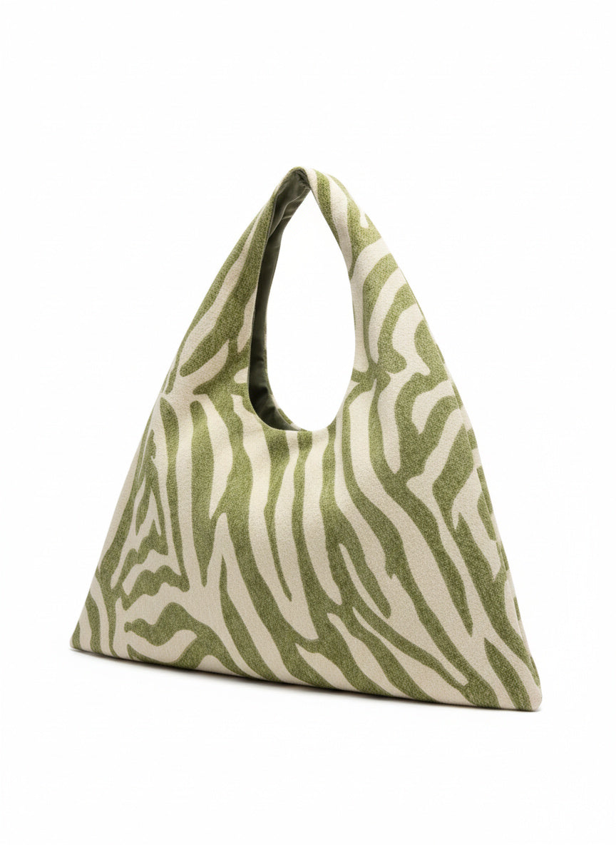 The Statement Bag — Large Upholstery Textile Hobo